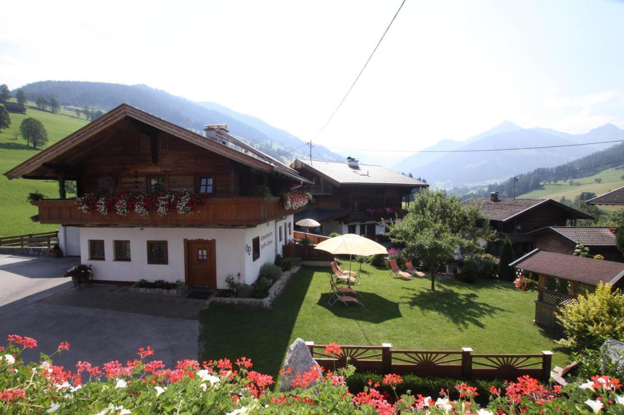 Stoffen Zuhaus Appartement Alpbach Buitenkant foto